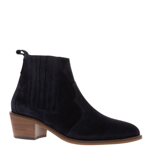 Carl Scarpa Amelle Navy Suede Chelsea Boots